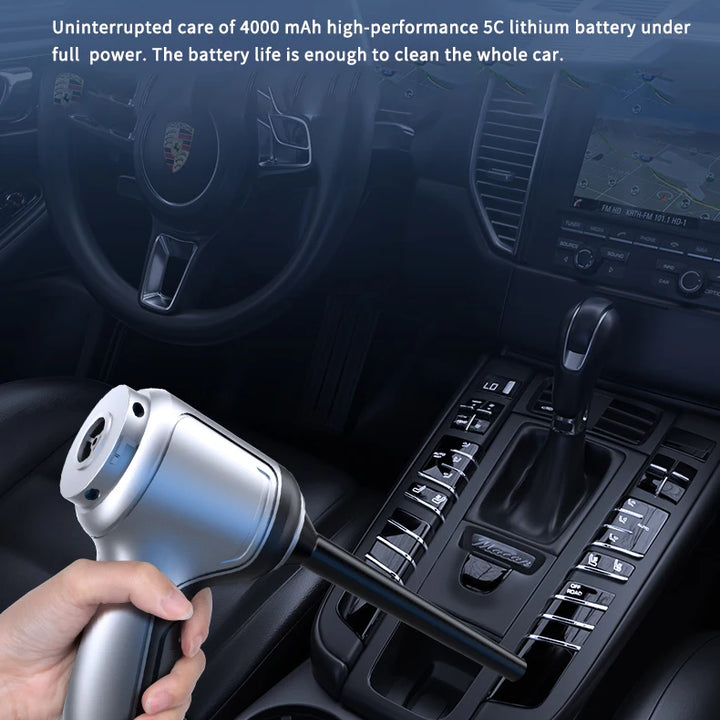 95000PA Car Vacuum Cleaner  Wireless Powerful Cleaning Machine Auto Robot Car Accessories Home Appliance Strong Suction As Gift