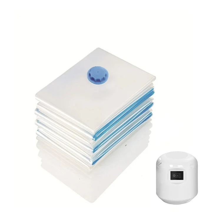 Vacuum compression bag electric pump suction pump Mini Vacuum Sealer Machine Space Saver for Clothes Food Organizer