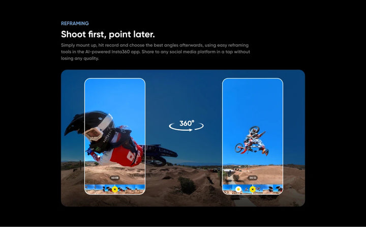 Câmera de ação Insta360 X3 4K