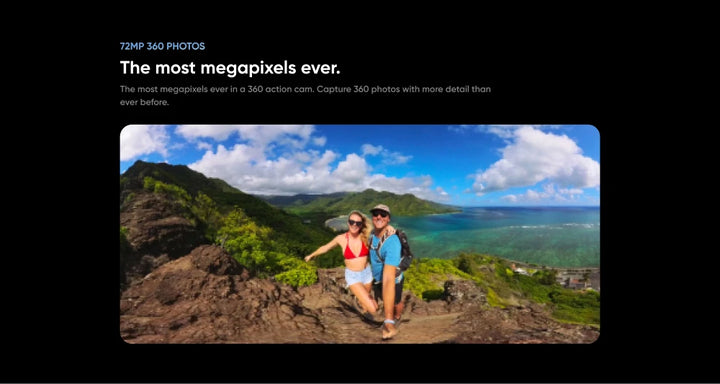 Câmera de ação Insta360 X3 4K