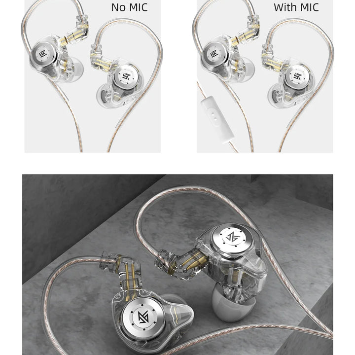 KZ EDX pro Earphones Bass In Ear Monitor Headphones Sport Noise Cancelling HIFI Headset New Arrival!