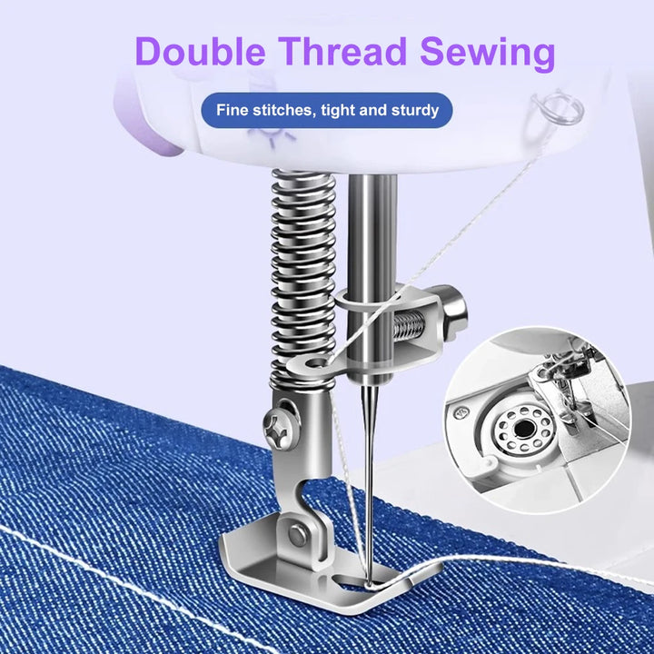 Household 202Mini Sewing Machines Handheld Sewing Machine Light and Speed Control for Beginner DIY Home Sewing Accessories