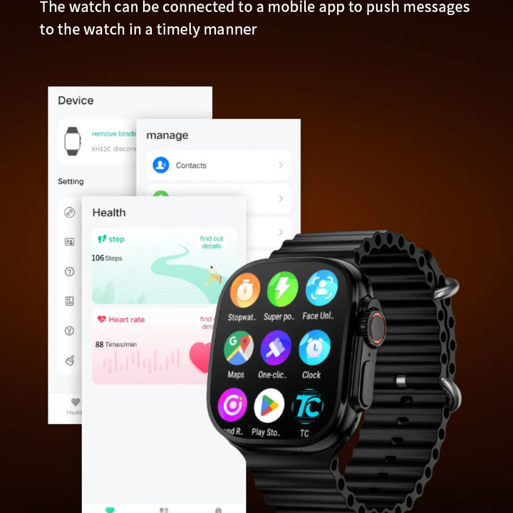 JC02 Pro 5G Smartwatch 2.29inch Amoled Curved Display S10 Ultra 3 Smart Watch With Rotary Camera GPS WIFI NFC Compass Video Call