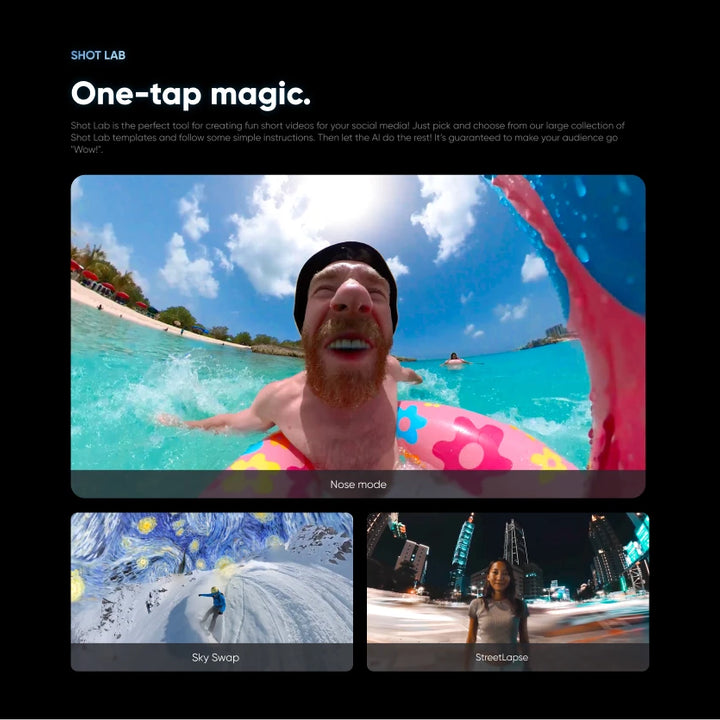 Câmera de ação Insta360 X3 4K