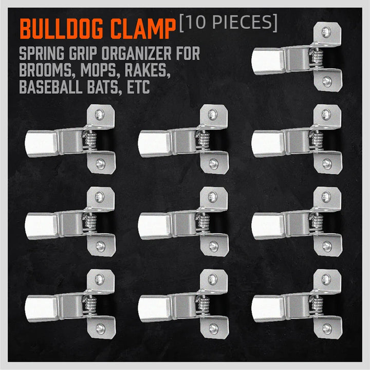 10 Pack Shovel Holder Wall Mount Outdoor Garden Yard Tool Organizer for Garage Shed Organizers and Storage Hooks