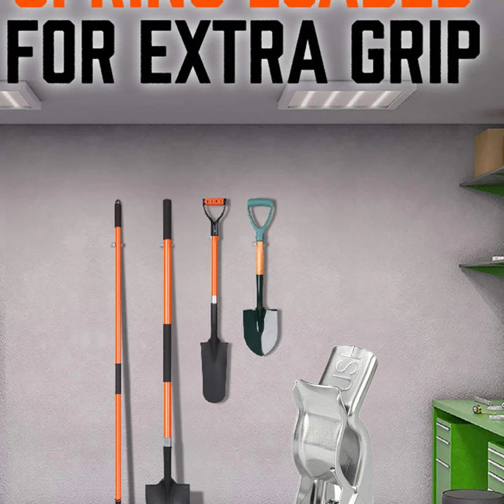 10 Pack Shovel Holder Wall Mount Outdoor Garden Yard Tool Organizer for Garage Shed Organizers and Storage Hooks