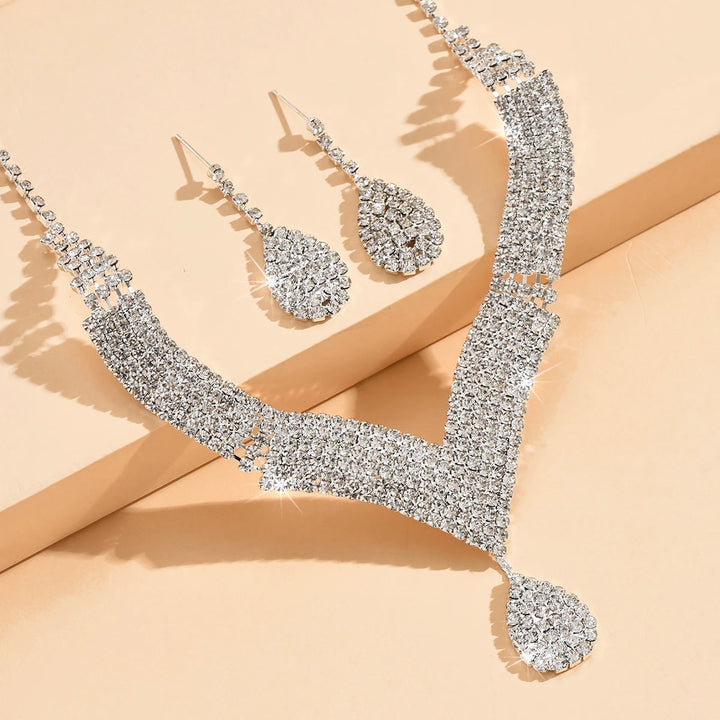 diamond necklace and earring kit