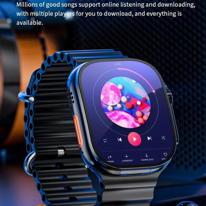 JC02 Pro 5G Smartwatch 2.29inch Amoled Curved Display S10 Ultra 3 Smart Watch With Rotary Camera GPS WIFI NFC Compass Video Call