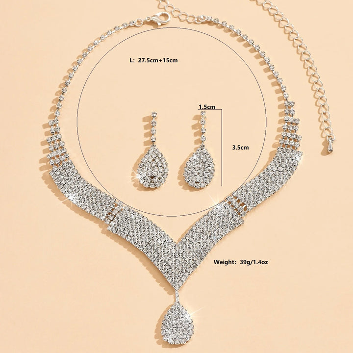 diamond necklace and earring kit