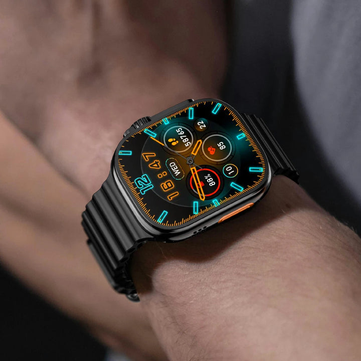 JC02 Pro 5G Smartwatch 2.29inch Amoled Curved Display S10 Ultra 3 Smart Watch With Rotary Camera GPS WIFI NFC Compass Video Call