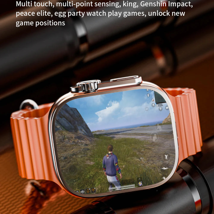JC02 Pro 5G Smartwatch 2.29inch Amoled Curved Display S10 Ultra 3 Smart Watch With Rotary Camera GPS WIFI NFC Compass Video Call