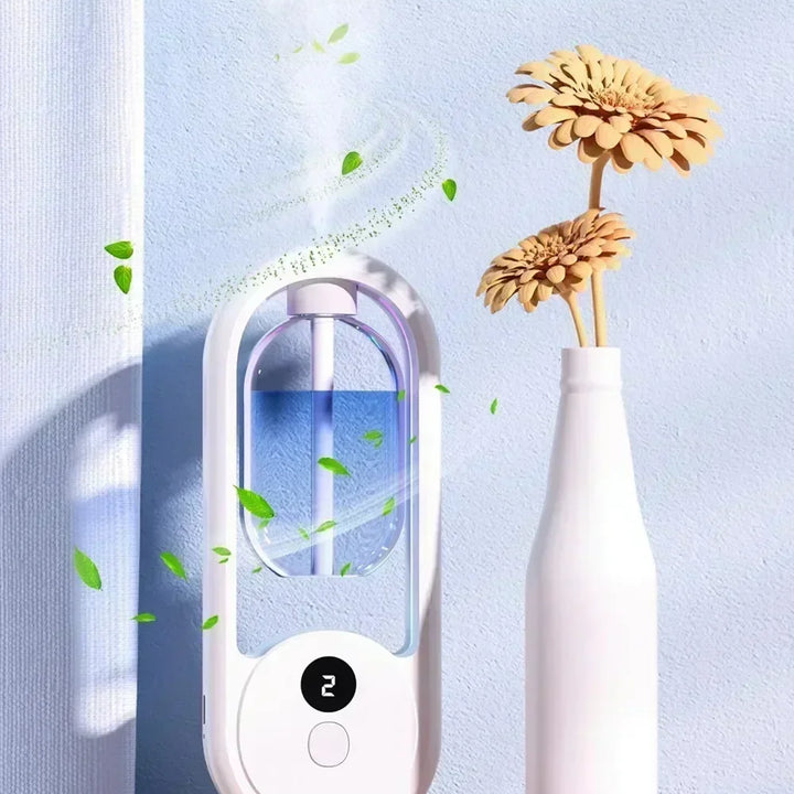 Automatic Fragrance Machine Perfume Scent Machine Essential Oil Diffuser Nebulizer for Kitchen and Toilet Home Deodorization