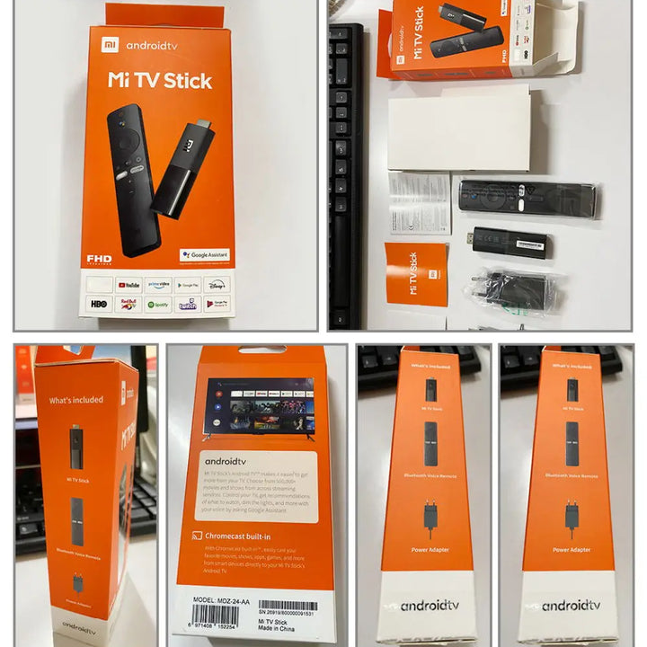 Xiaomi TV Stick Global Version Android TV FDH HDR Quad Core HDMI-compatible 1GB+8GB Bluetooth Wifi Netflix Google Assistant