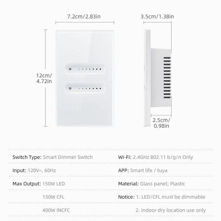 AVATTO Tuya WiFi Smart Dimmer