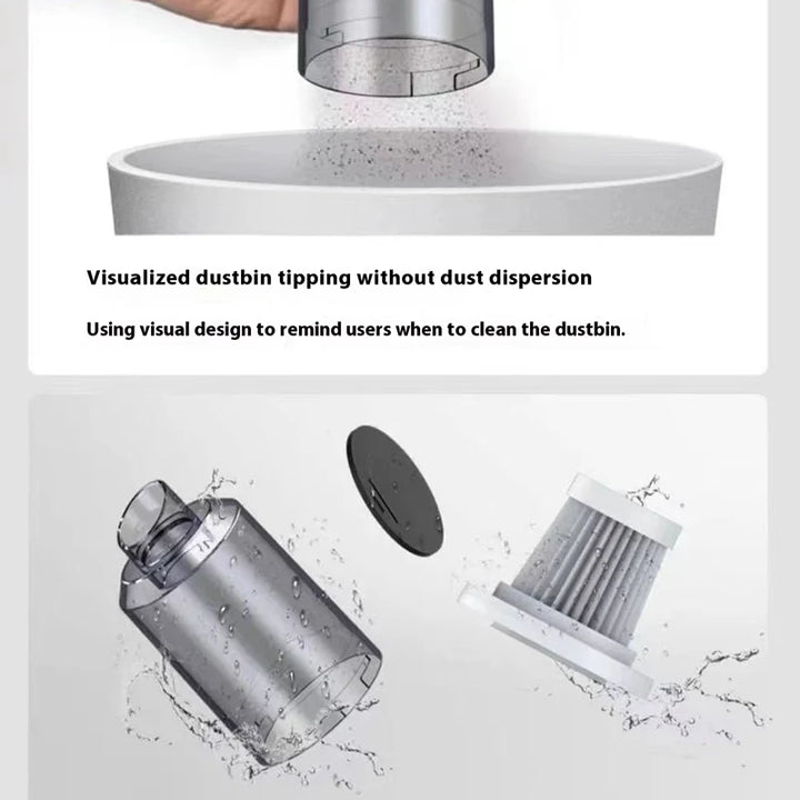 New Wireless 690000Pa Car Vacuum Portabale Cleaner Cordless Handheld Vacuum High-power Vacuum Cleaner For Home Office Car New