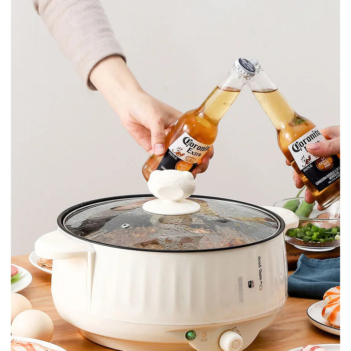 220V Multi Cookers Single/Double Layer Electric Pot 1-2 People Household Non-stick Pan Hot Pot Rice Cooker Cooking Appliances