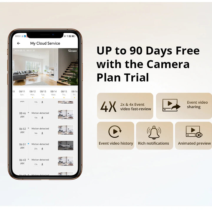 SONOFF CAM Pan-Tilt 2 SmartHome  Vision 360°