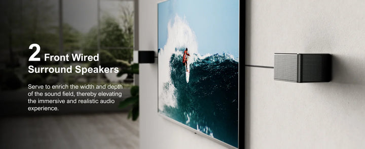 ULTIMEA 7.1 Surround Sound System Sound bar for TV with Dolby Atmos&APP Control, Home Cinema Bluetooth Speaker with Subwoofer