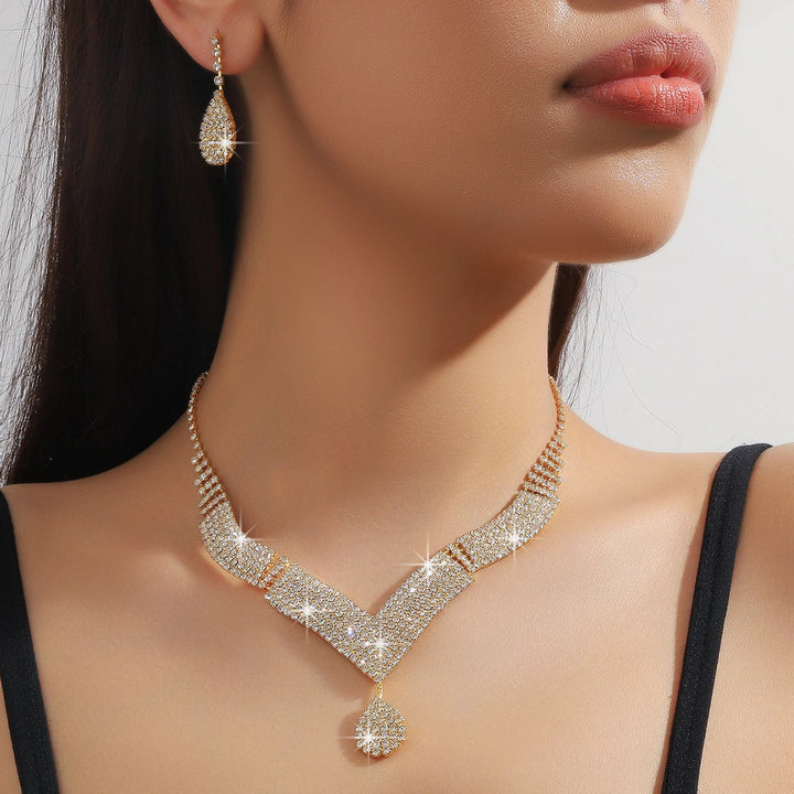 diamond necklace and earring kit