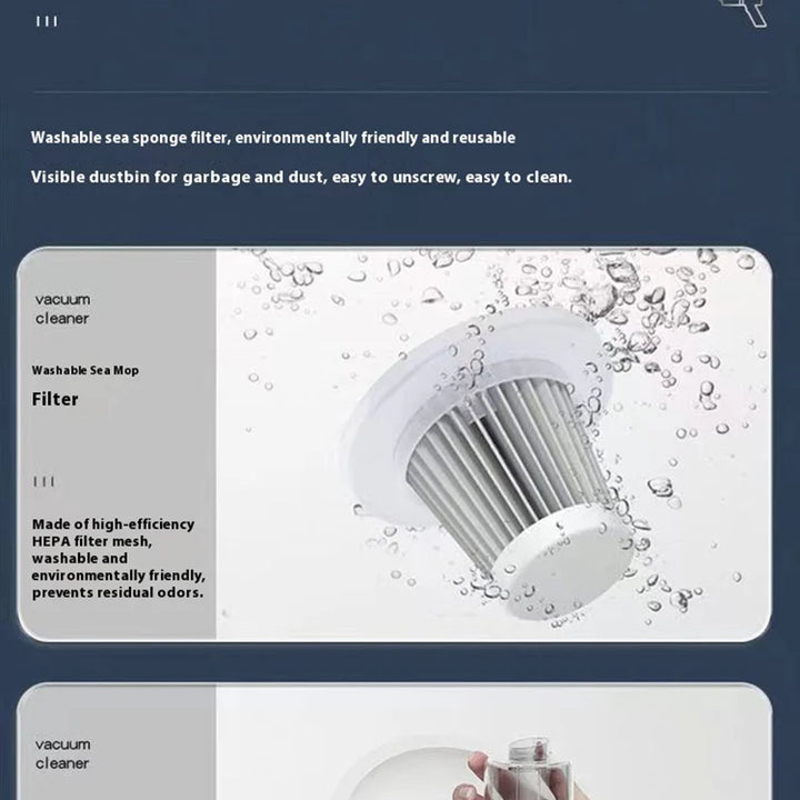 New Wireless 690000Pa Car Vacuum Portabale Cleaner Cordless Handheld Vacuum High-power Vacuum Cleaner For Home Office Car New