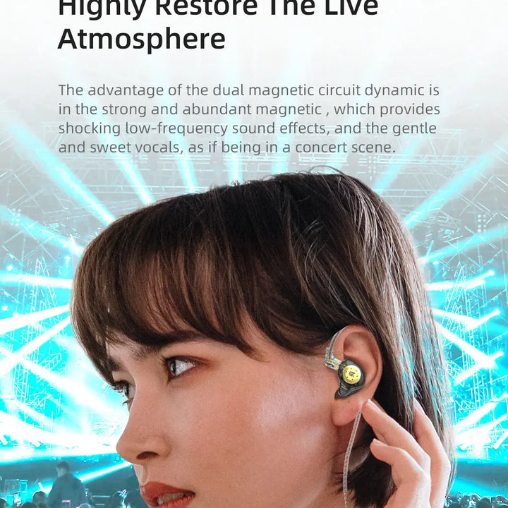 KZ EDX pro Earphones Bass In Ear Monitor Headphones Sport Noise Cancelling HIFI Headset New Arrival!