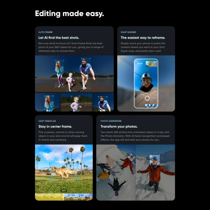 Câmera de ação Insta360 X3 4K