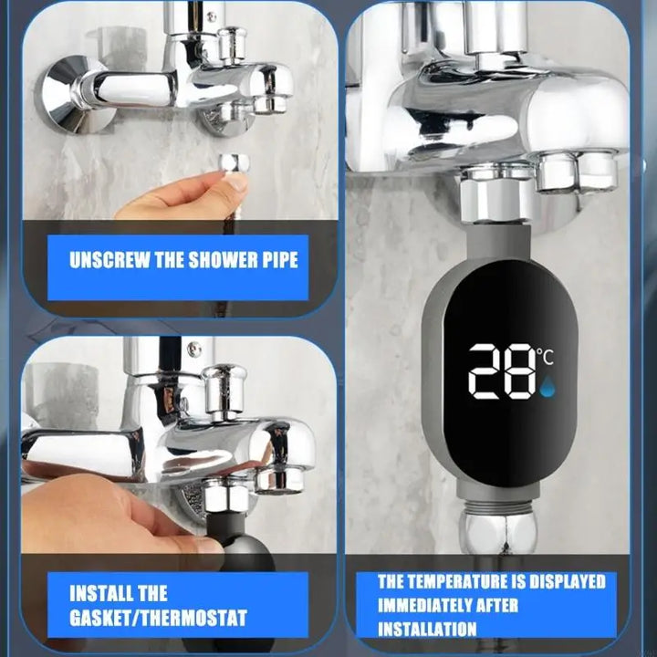 Shower Head Temperature Meter Essential Bathing Tool for Infant Skin Protections