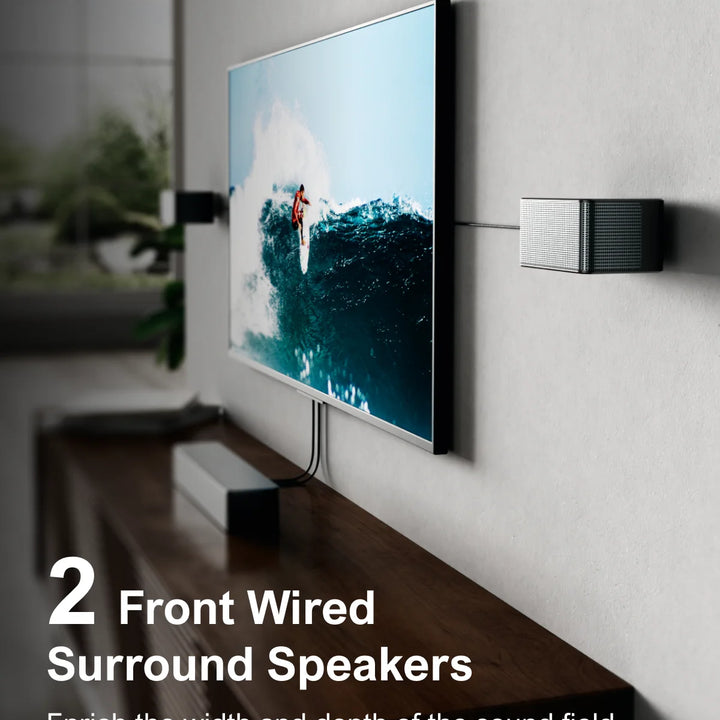 ULTIMEA 7.1 Surround Sound System Sound bar for TV with Dolby Atmos&APP Control, Home Cinema Bluetooth Speaker with Subwoofer