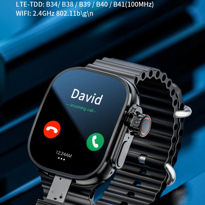 JC02 Pro 5G Smartwatch 2.29inch Amoled Curved Display S10 Ultra 3 Smart Watch With Rotary Camera GPS WIFI NFC Compass Video Call