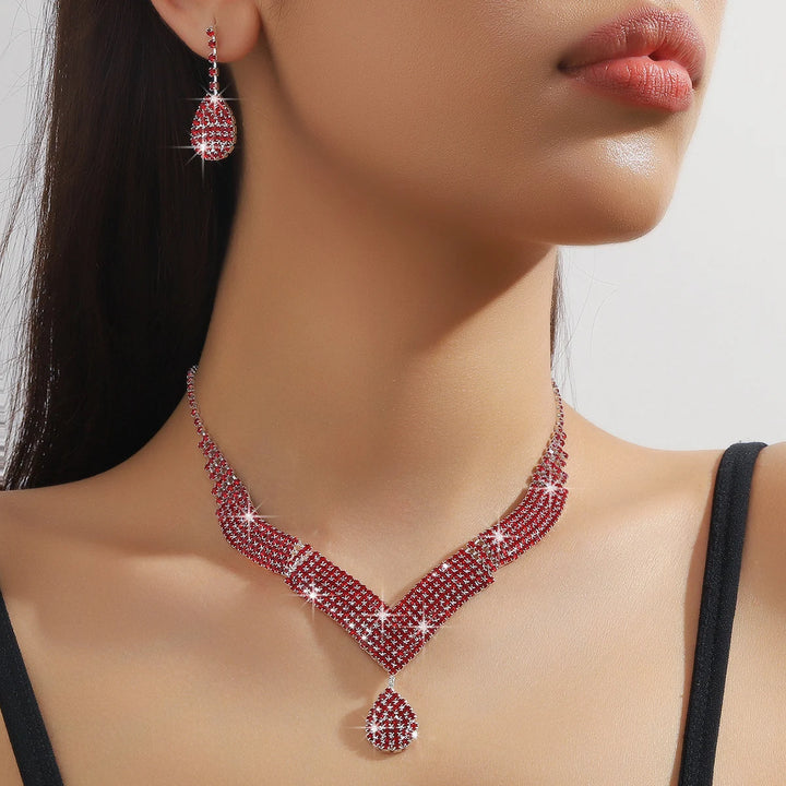 diamond necklace and earring kit