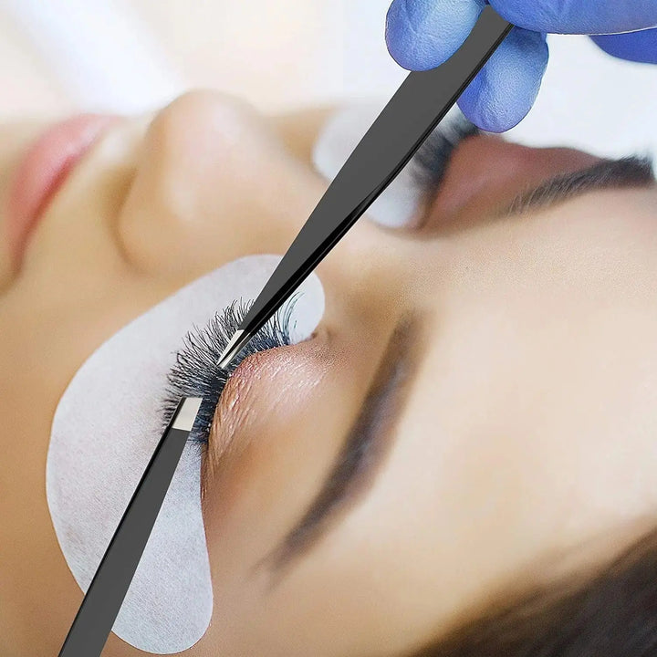 4 Pack Tweezers Set - Professional Stainless Steel Tweezers for Men and Women, Precision Eyebrow Tweezers for Facial Hair, Chin,