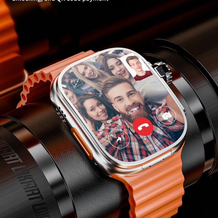 JC02 Pro 5G Smartwatch 2.29inch Amoled Curved Display S10 Ultra 3 Smart Watch With Rotary Camera GPS WIFI NFC Compass Video Call