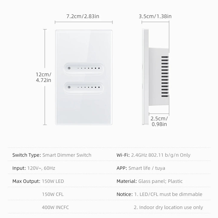AVATTO Tuya WiFi Smart Dimmer