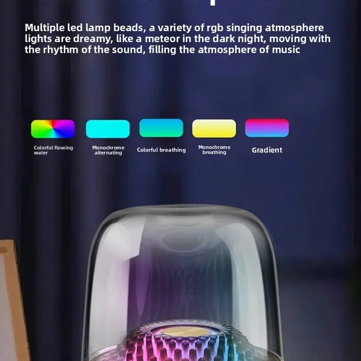 2025 New LP90 Pro Bluetooth Speaker: Upgraded Outdoor Portable Sound w/ Aura Glass Design (Prime Day Sale!)