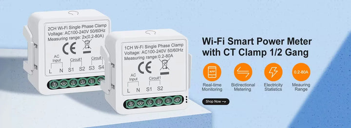 GIRIER Tuya Wifi Smart Dimmer Light Switch Module Support 2 Way Control Dimmable Switch 1 2 Gang Works with Alexa Google Home