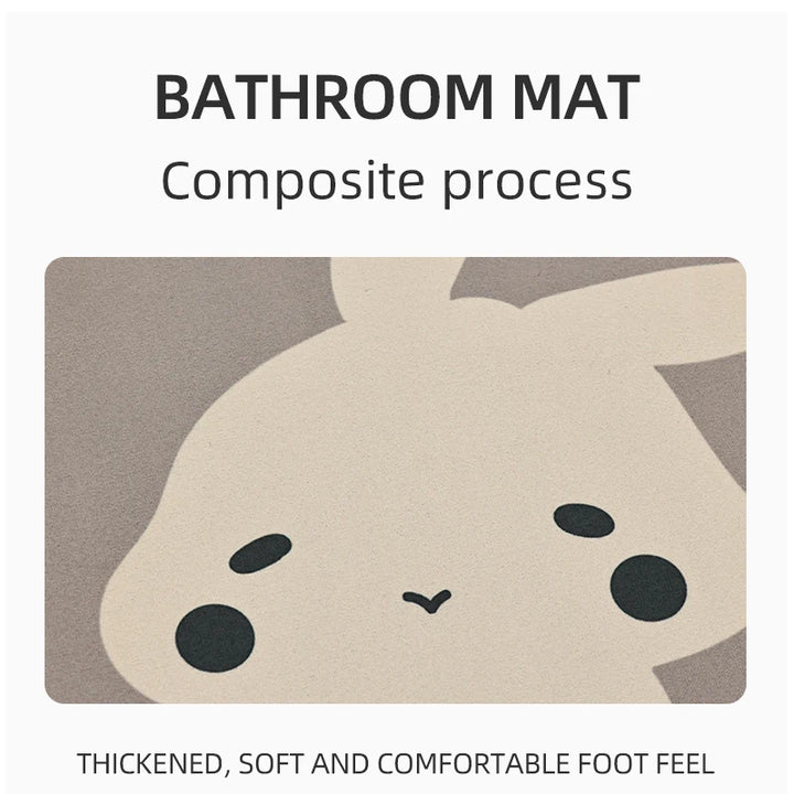 1PCS Kitchen Floor Mat Waterproof, Anti-skid, Anti-dirty Foot Mat Household Door Mat, Door Mat Carpet, Diatomite Door Mat