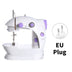 Household 202Mini Sewing Machines Handheld Sewing Machine Light and Speed Control for Beginner DIY Home Sewing Accessories