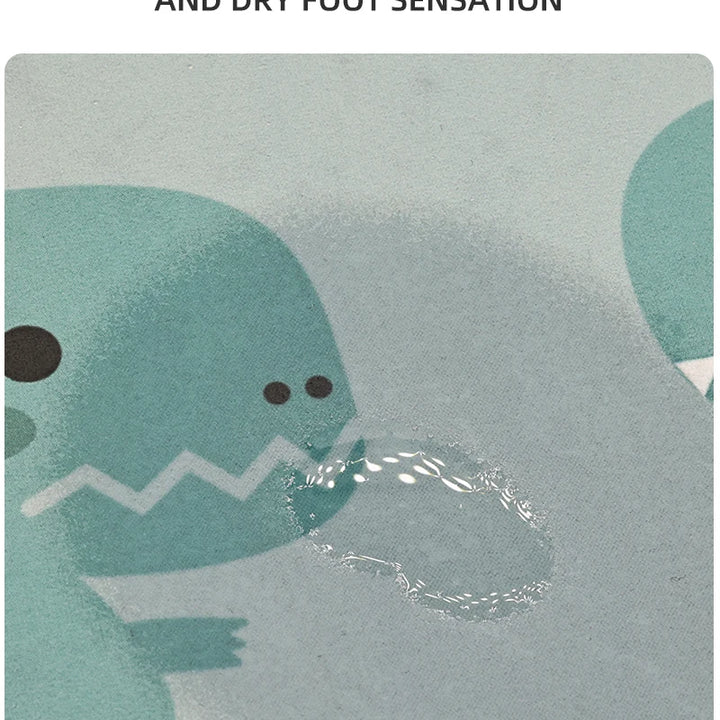 1PCS Kitchen Floor Mat Waterproof, Anti-skid, Anti-dirty Foot Mat Household Door Mat, Door Mat Carpet, Diatomite Door Mat