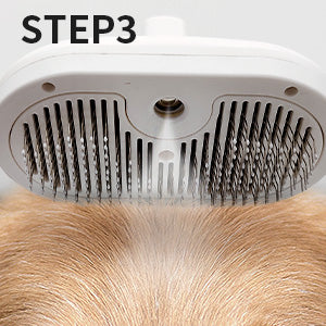 Steam Cat Brush Self-Cleaning Grooming Tool with Steam Spray Remove Floating Hair for Cats Dogs Pet Grooming Supplies Hair Care